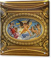 Ceiling Painting By Paul Baudry In The Grand Foyer Of The Paris Opera House Acrylic Print