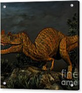 Ceratosaurus Was A Large Predatory Acrylic Print