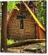 Chapel In The Pines Acrylic Print