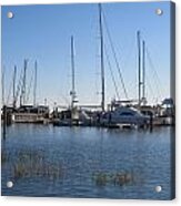 Charleston Marina Acrylic Print