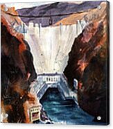 Char's Hoover Dam Acrylic Print
