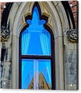 Chateau Laurier - Parlaiment Window - Reflection # 6 Acrylic Print