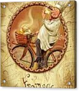 Chefs On Bikes-fromage Acrylic Print