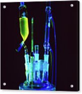Chemistry Equipment Bolt-head Flask W/fittings Acrylic Print