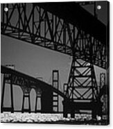 Chesapeake Bay Bridge At Annapolis Acrylic Print