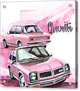 Chevrolet Chevette Acrylic Print