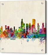Chicago City Skyline Acrylic Print