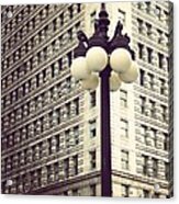 Chicago Lamp Post Acrylic Print