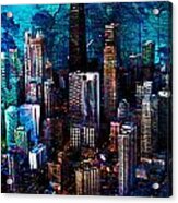 Chicago Loop Abstract Acrylic Print