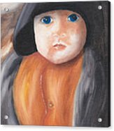 Child With Hood Acrylic Print