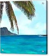 Chinaman's Hat Panel Two Of Four Acrylic Print