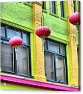 Chinatown Colors Acrylic Print
