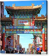 Chinatown Friendship Gate Acrylic Print
