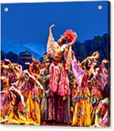 Chinese Ballet In Xian Acrylic Print