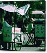 Chinese Food Carts Acrylic Print