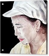 Chinese Woman With A Facial Mole Acrylic Print