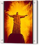 Christ The Redeemer Ver - 3 Acrylic Print