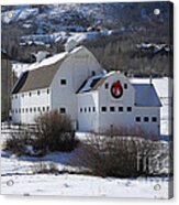 Christmas At The Farm Acrylic Print