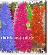 Christmas In Dixie Acrylic Print