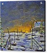 Christmas In The Country Acrylic Print