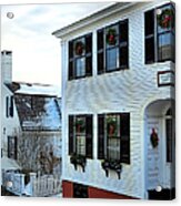 Christmas On Leyden Street Acrylic Print