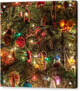 Christmas Tree Ornaments Acrylic Print