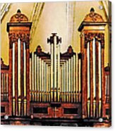 Church Organ Acrylic Print
