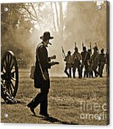 Cigar Man - U.s. Civil War Reenact Acrylic Print