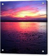 Circle In The Sand Acrylic Print