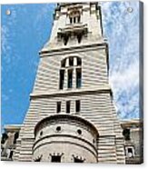 City Hall Clock Tower Acrylic Print