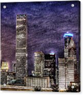 City Of Houston Skyline Acrylic Print