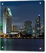 City Of San Diego Skyline 2 Acrylic Print