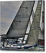 Classic Bay Yachting Acrylic Print