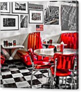 Classic American Diner Restaurant Acrylic Print