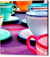 Clean Cup Clean Cup Move Down Acrylic Print