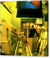 Clean Room Exhibit In Computer Museum Acrylic Print