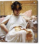 Cleopatra, C.1887 Oil On Canvas Metal Print