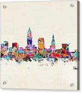 Cleveland Ohio Skyline Acrylic Print
