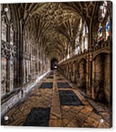 Cloister Of Gloucester Cathedral Acrylic Print