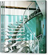 Close-up Of Modern Staircase Acrylic Print