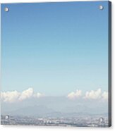 Clouds And Skies Over Cape Town Acrylic Print