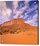 Clouds Over Monument Valley #1 Acrylic Print