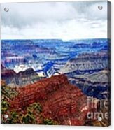 Cloudy Day At The Canyon Acrylic Print