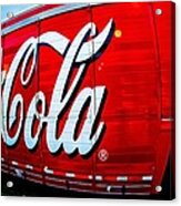 Coca Cola Busting Out Acrylic Print