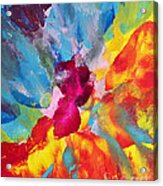 Collision Of Color Acrylic Print