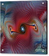 Color Wave-fractal Design Acrylic Print
