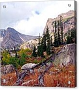 Colorado Autumn Color Landscape Acrylic Print
