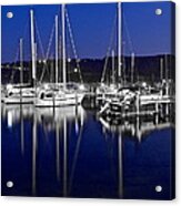 Colorful Black And White Acrylic Print