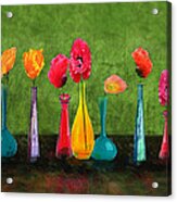 Colorful Poppies Acrylic Print