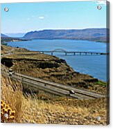 Columbia River Vantage Point Acrylic Print